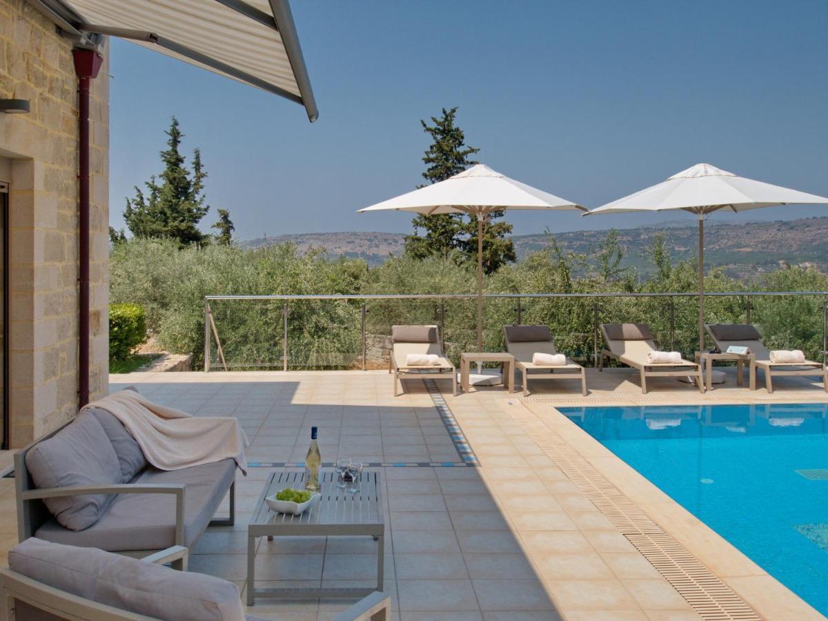 Villa Olivia With Pool Vrises Crete Alikampos Экстерьер фото